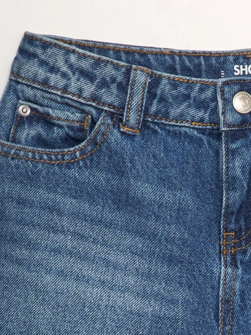 SHORT VAQUERO CLáSICO  AZUL
