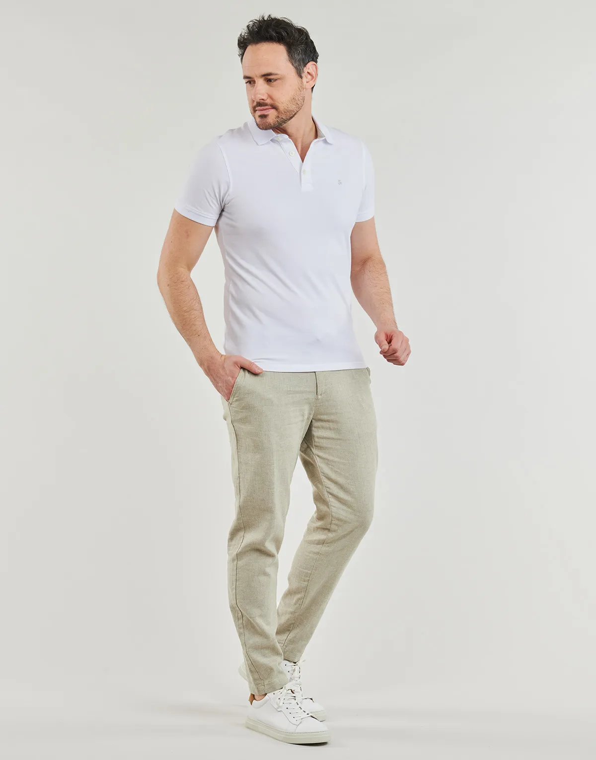 SLH172SLIMTAPE BRODY LINEN PANT