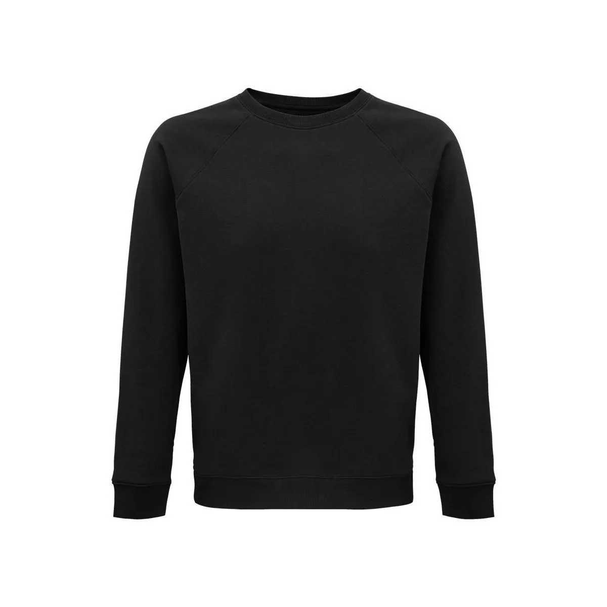 SPACE SUDADERA UNISEX DE ALGODóN BIOLóGICO COLOR NEGRO