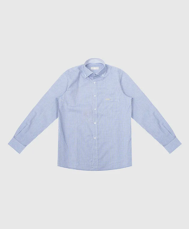 Stefano Ricci Children's checkered shirt