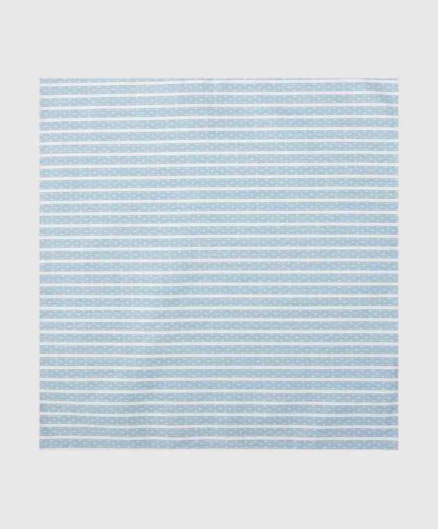 Stefano Ricci Children's light blue pasha with stripes