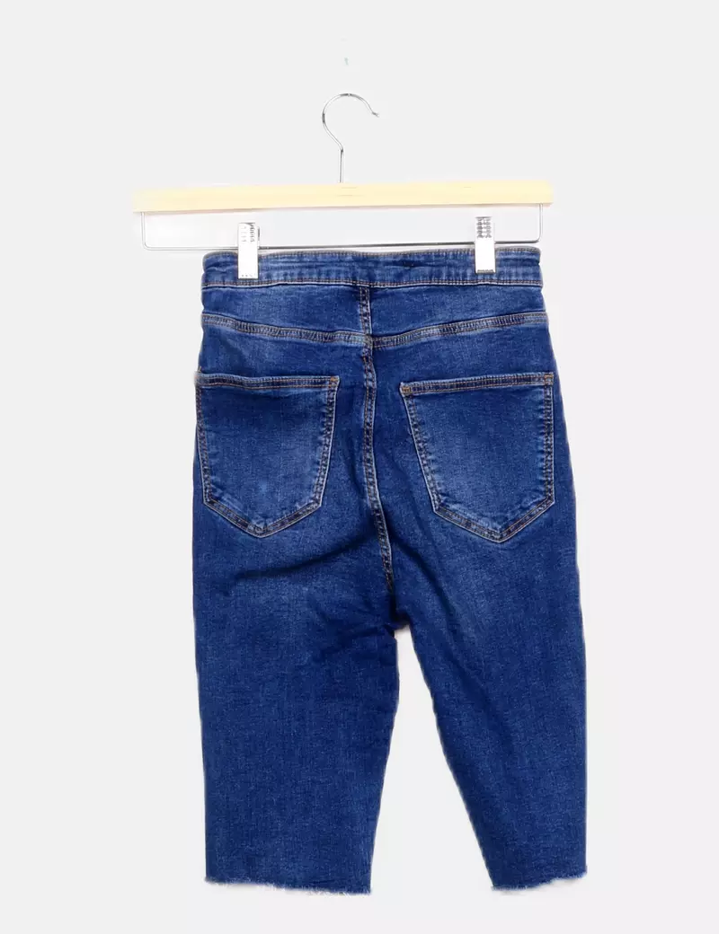 Stradivarius Pantalón denim azul