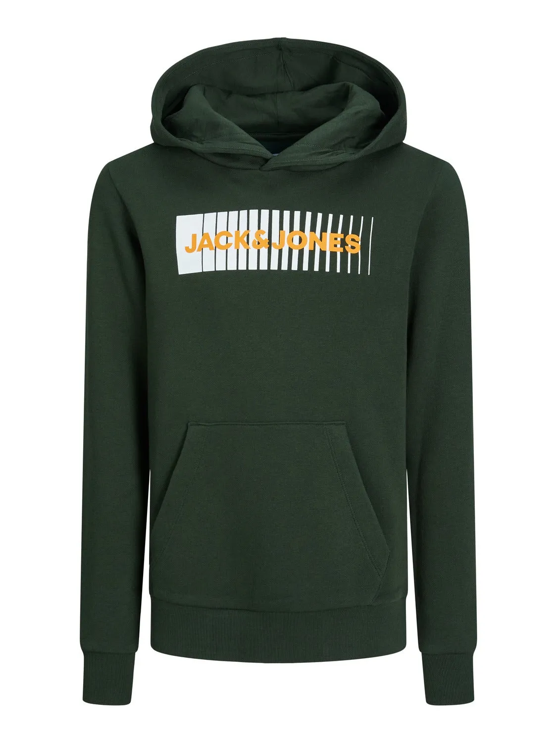 Sudadera con capucha Logotipo Junior | Verde oscuro | Jack & Jones®