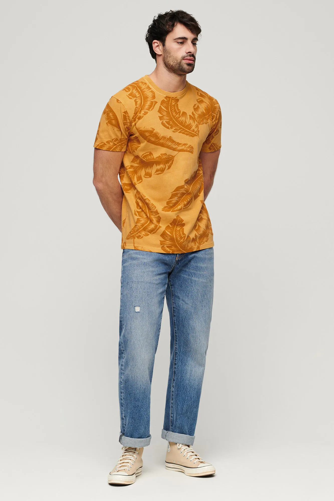 Superdry Camiseta con estampado sobreteñido Vintage