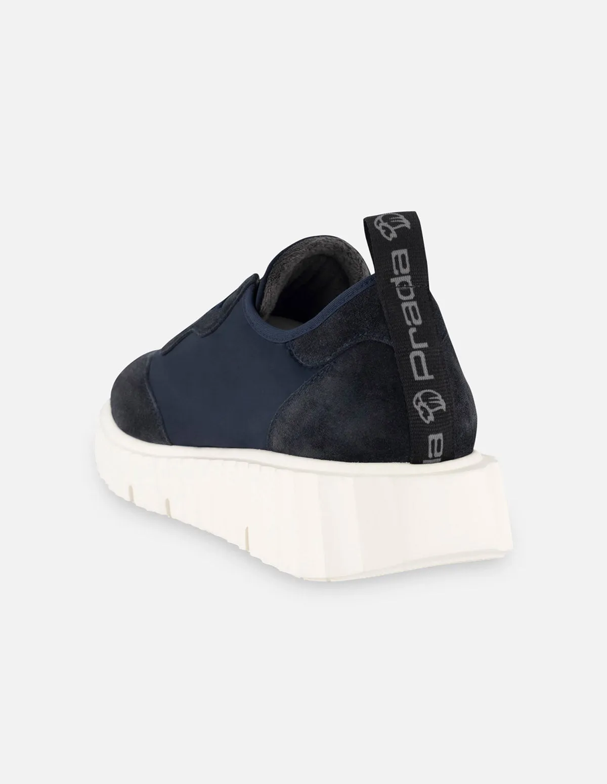 Tenis deportivo azul para mujer en textil ante