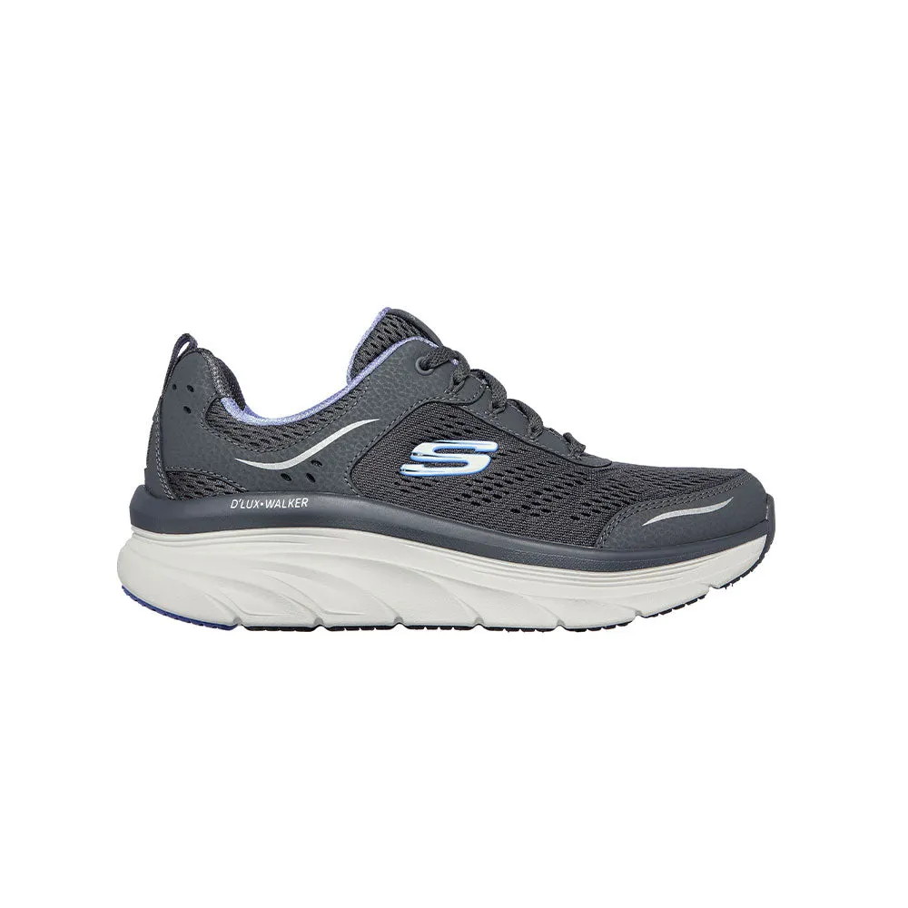 TENIS MUJER SKECHERS DLUX WALKER   GRIS