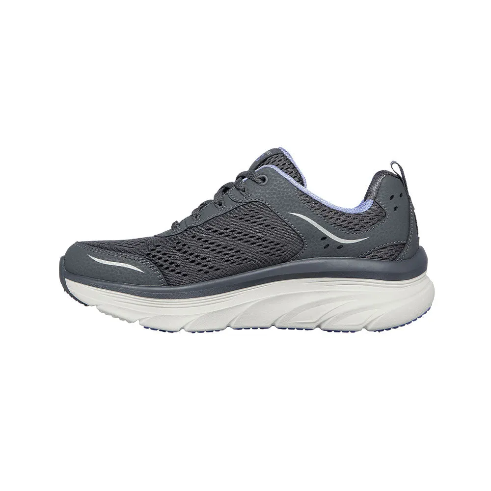 TENIS MUJER SKECHERS DLUX WALKER   GRIS