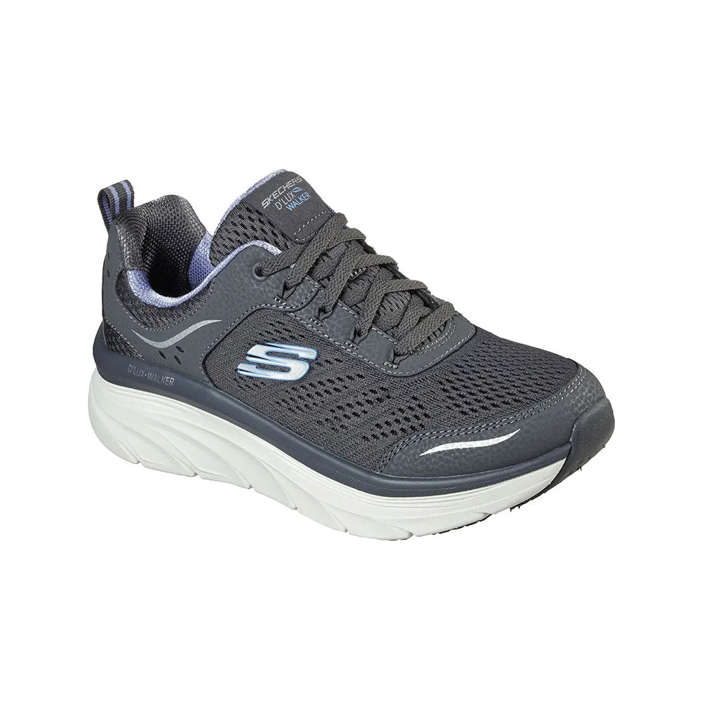 TENIS MUJER SKECHERS DLUX WALKER   GRIS