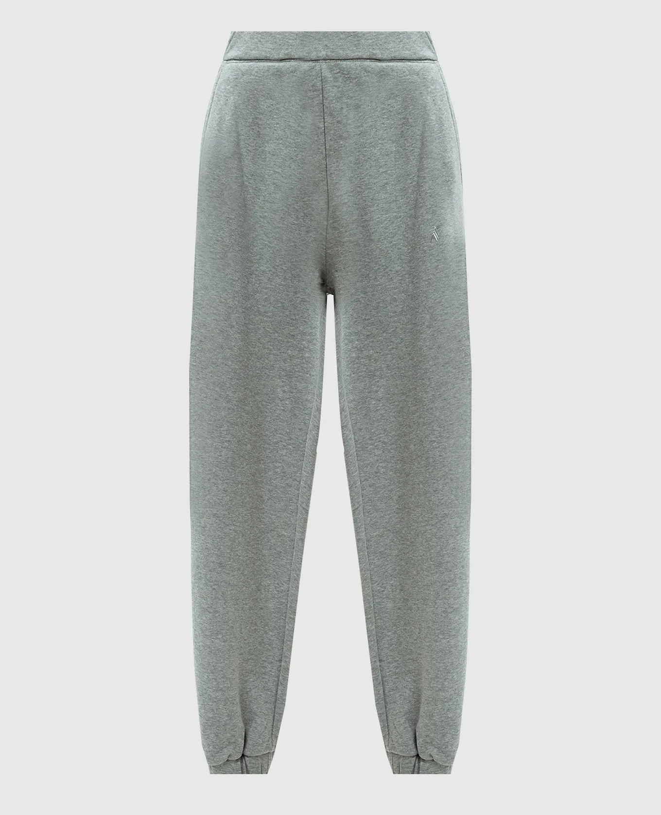 The Attico Penny logo joggers in gray melange