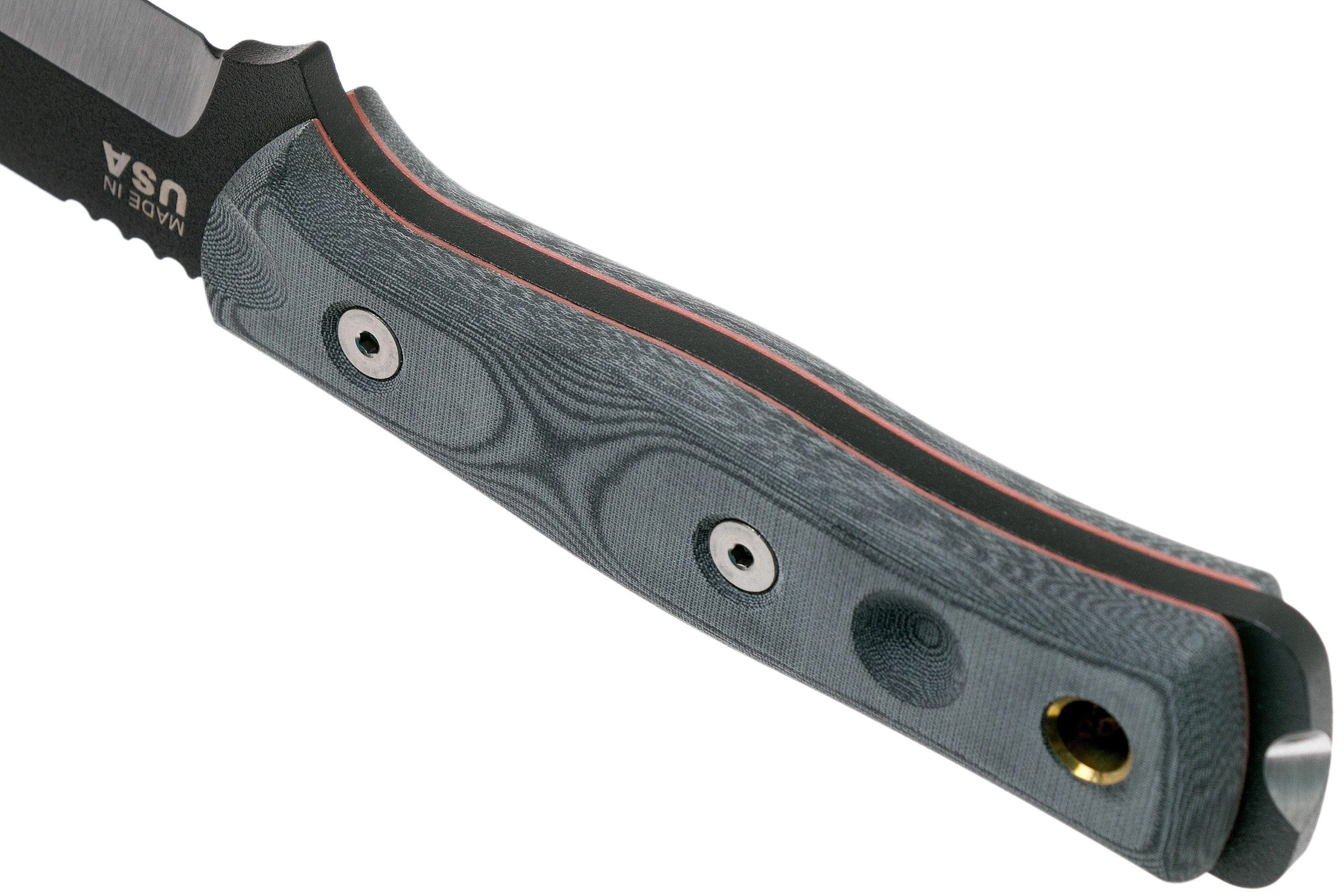 TOPS KNIVES B.O.B. FIELDCRAFT BLACK/GREY MICARTA BROS01