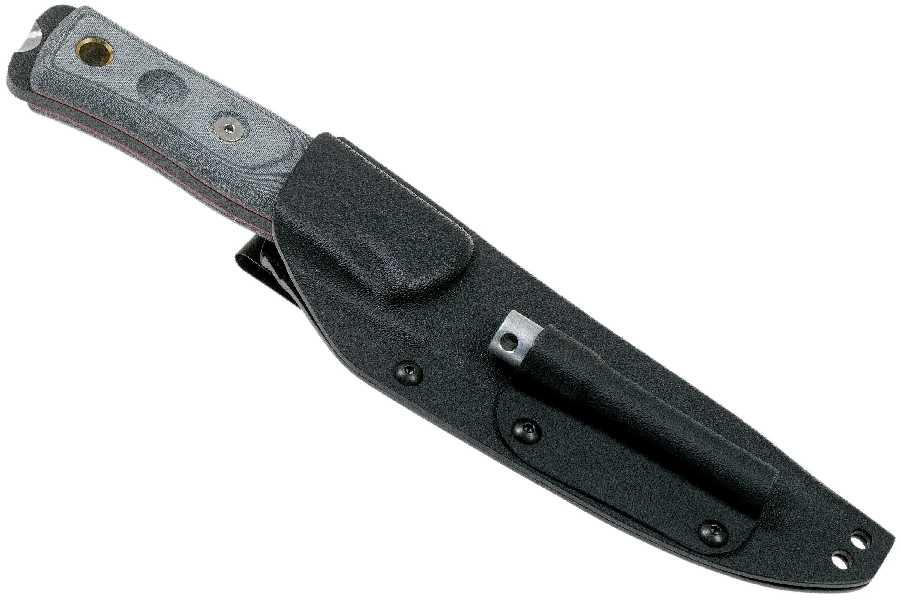 TOPS KNIVES B.O.B. FIELDCRAFT BLACK/GREY MICARTA BROS01