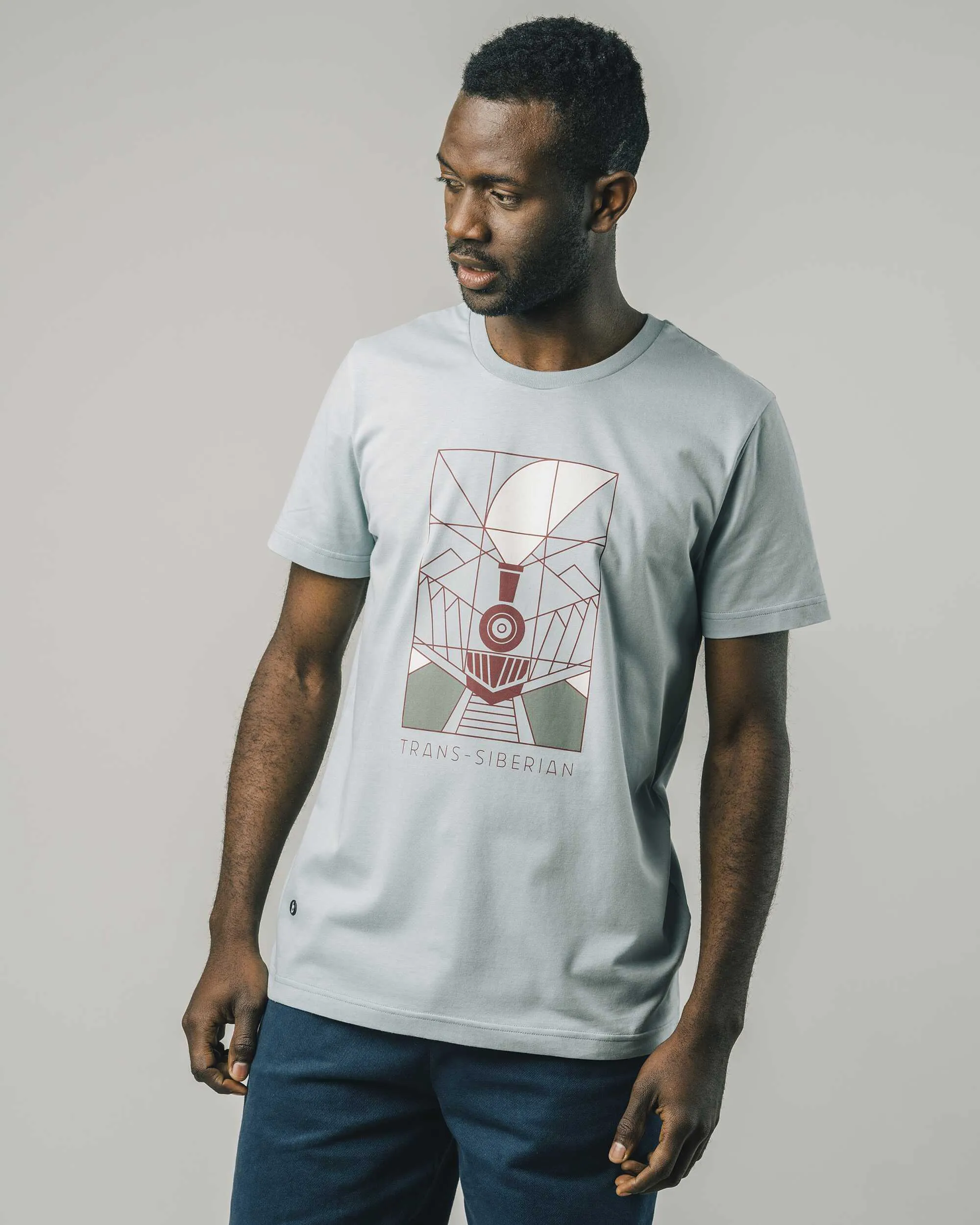 TRANSSIBERIAN TSHIRT STONE BLUE