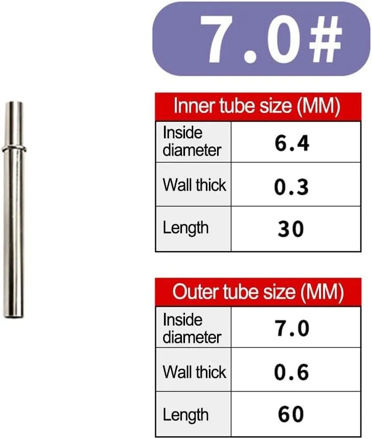 Tubo de caña de pescar con puerto de conexión de metal  complemento perfecto para tu colección de equipos de pesca de bricolaje 