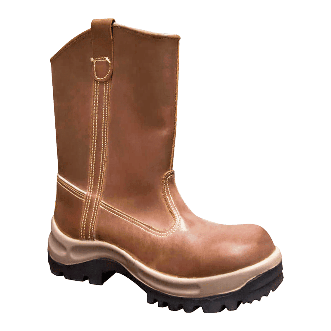 UNIROCA PPPPBSSW12 TALLA 45 PAR DE BOTAS DE CUERO DIELECTRICO PARA SOLDADOR CAFE