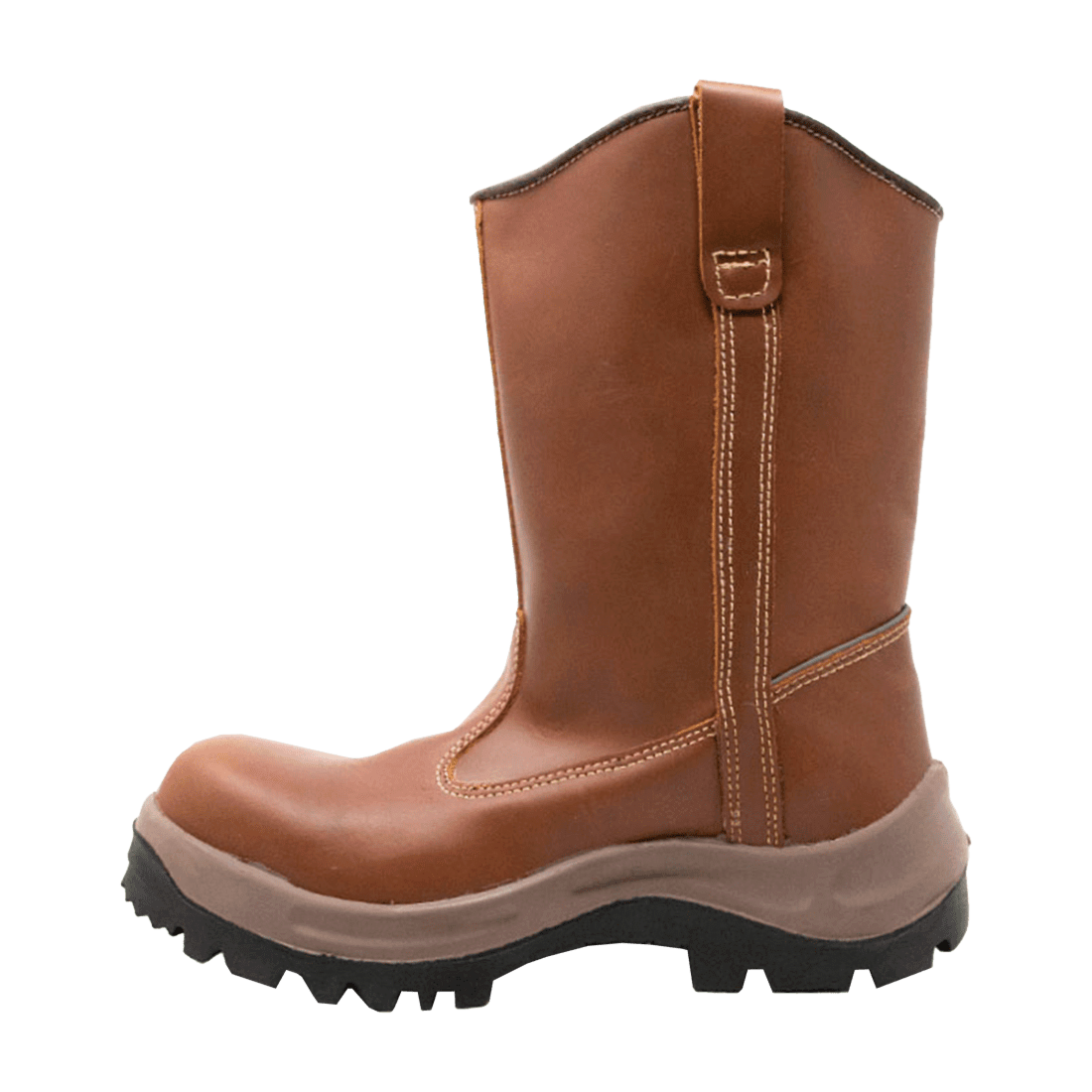 UNIROCA PPPPBSSW12 TALLA 45 PAR DE BOTAS DE CUERO DIELECTRICO PARA SOLDADOR CAFE
