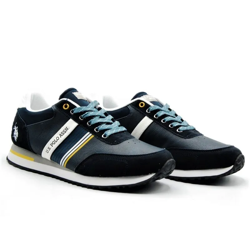 U.S. POLO ASSN XIRIO001B Negro Deportivo cordones Hombre
