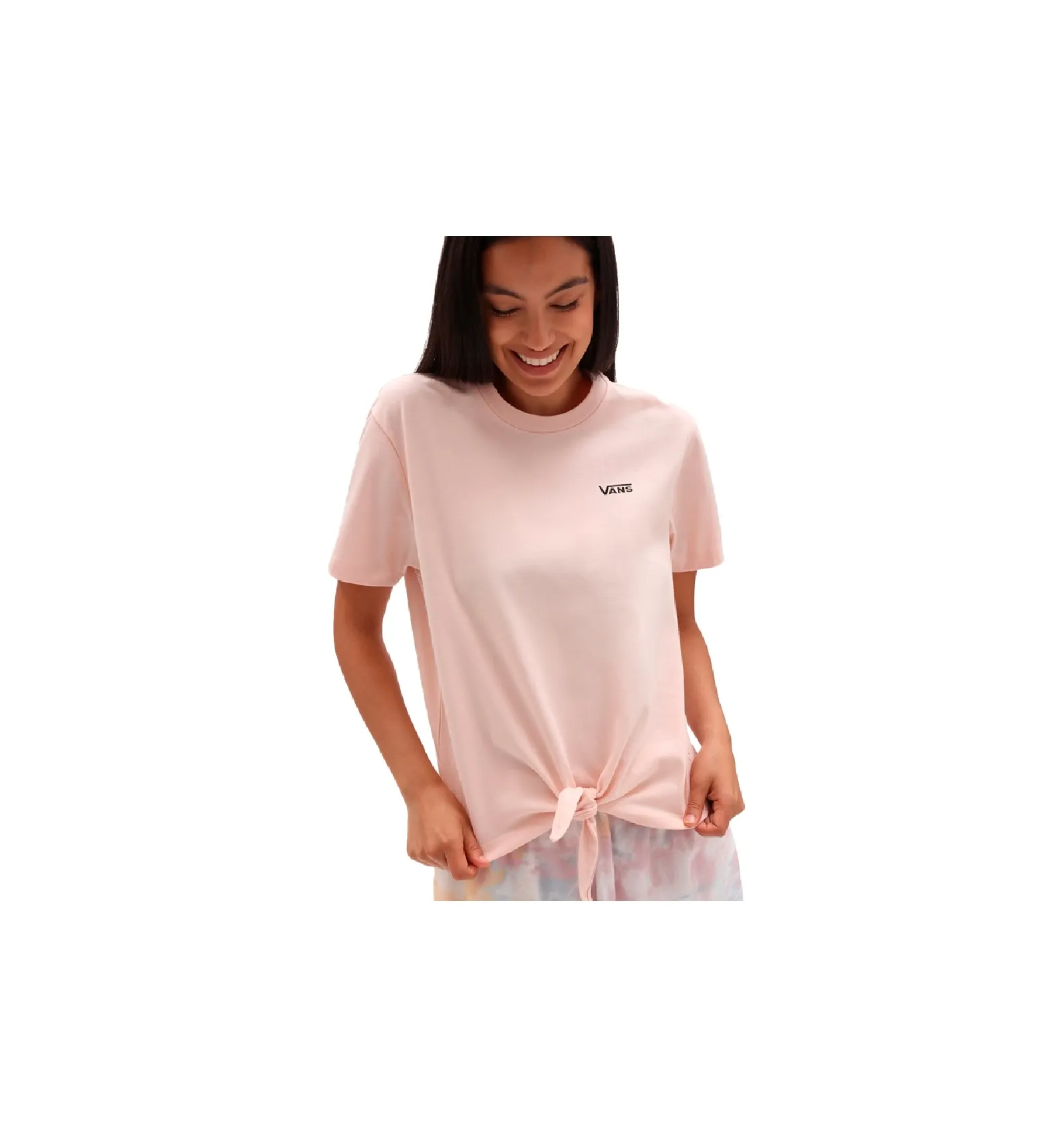 VANS W JUNIOR V KNOT TEE PEACH WHIP