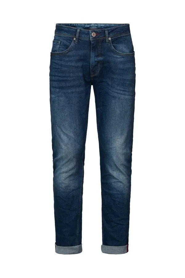 Vaquero Hombre Petrol Industries Russel 5850 Vintage Blue L32