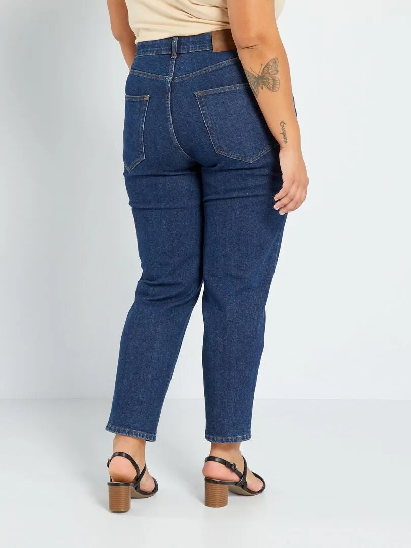 VAQUERO MOM FIT  L30  AZUL