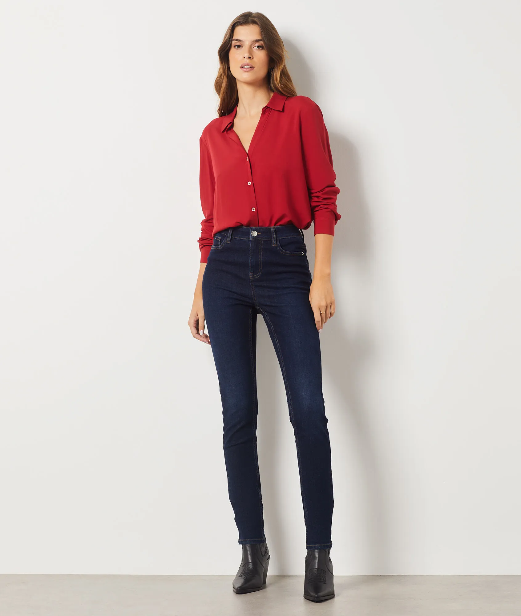 VAQUERO SKINNY DANNA BLEU NUIT  ETAM