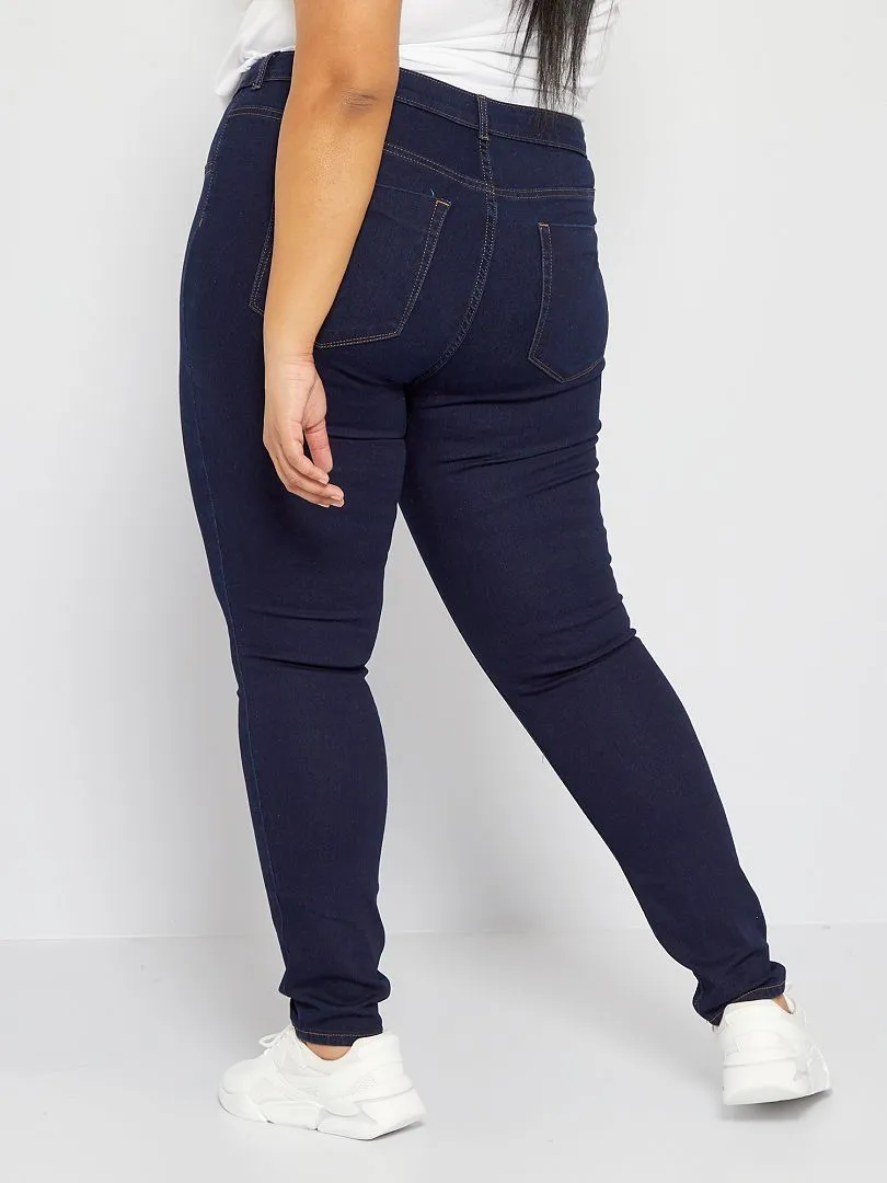 VAQUERO SKINNY DE TALLE ALTO  AZUL