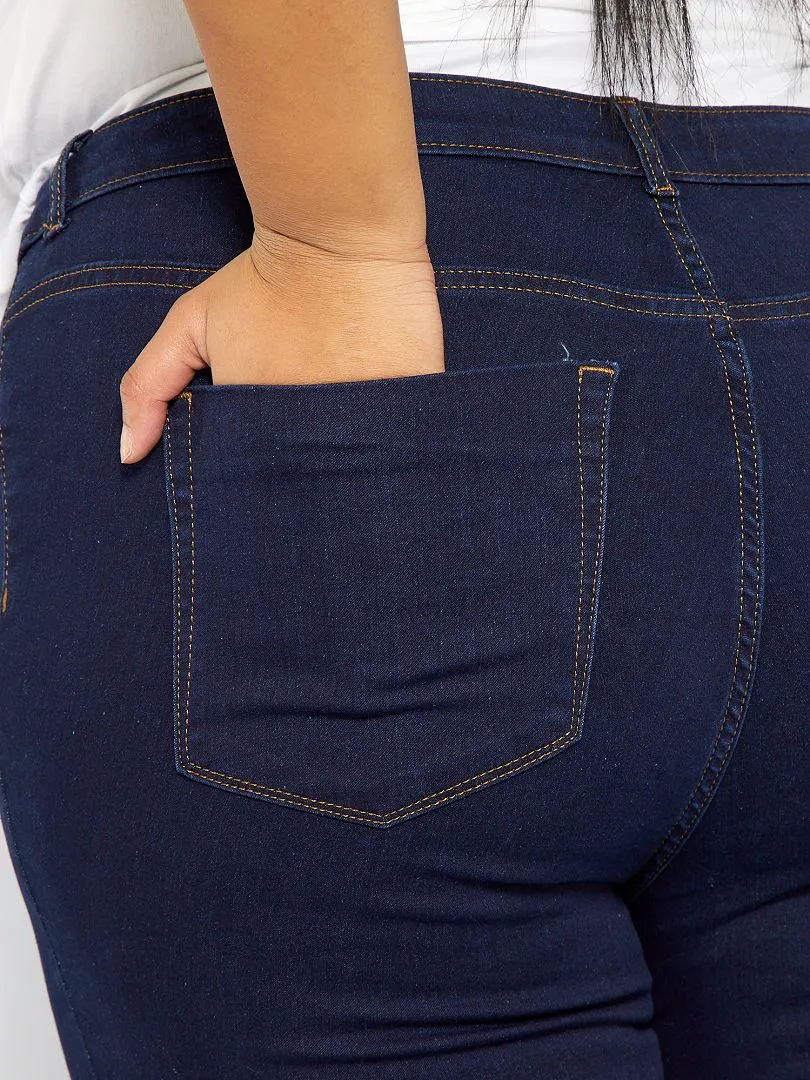 VAQUERO SKINNY DE TALLE ALTO  AZUL
