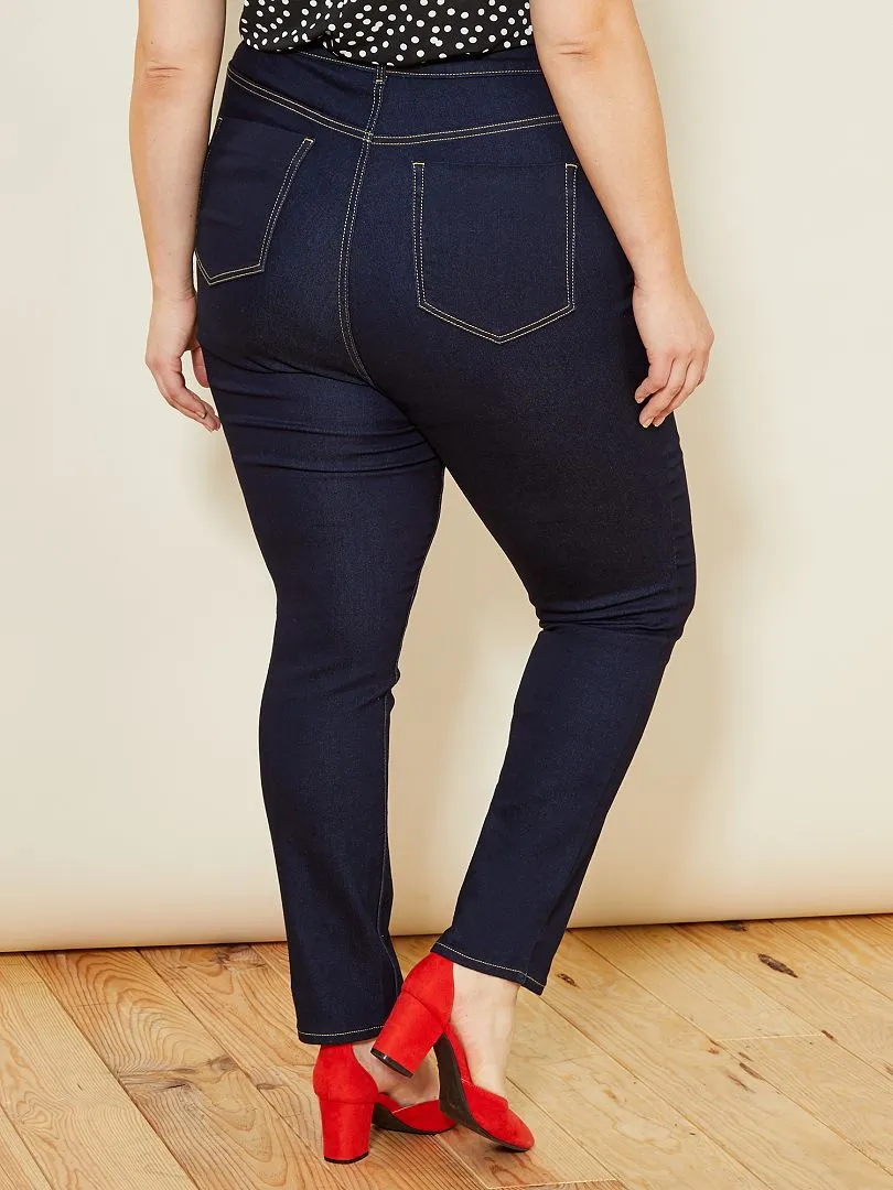 VAQUERO SKINNY DE TALLE ALTO  AZUL