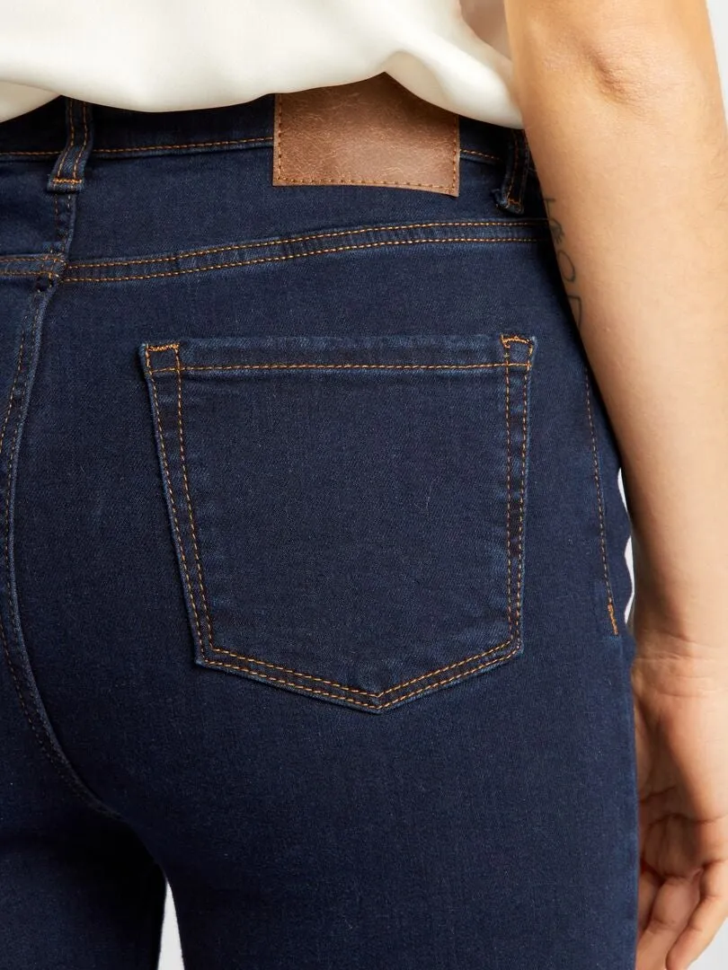 VAQUERO SKINNY DE TIRO ALTO  AZUL