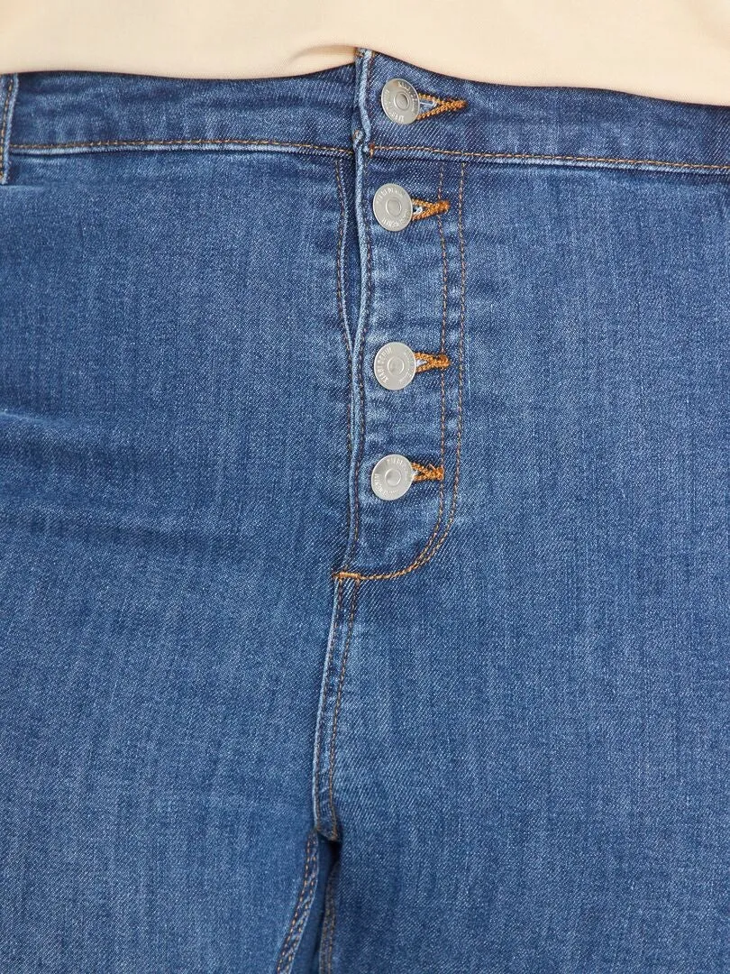 VAQUERO SKINNY DE TIRO ALTO  L32  AZUL