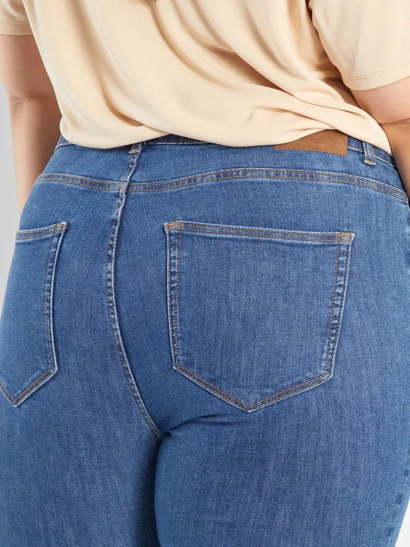 VAQUERO SKINNY DE TIRO ALTO  L32  AZUL