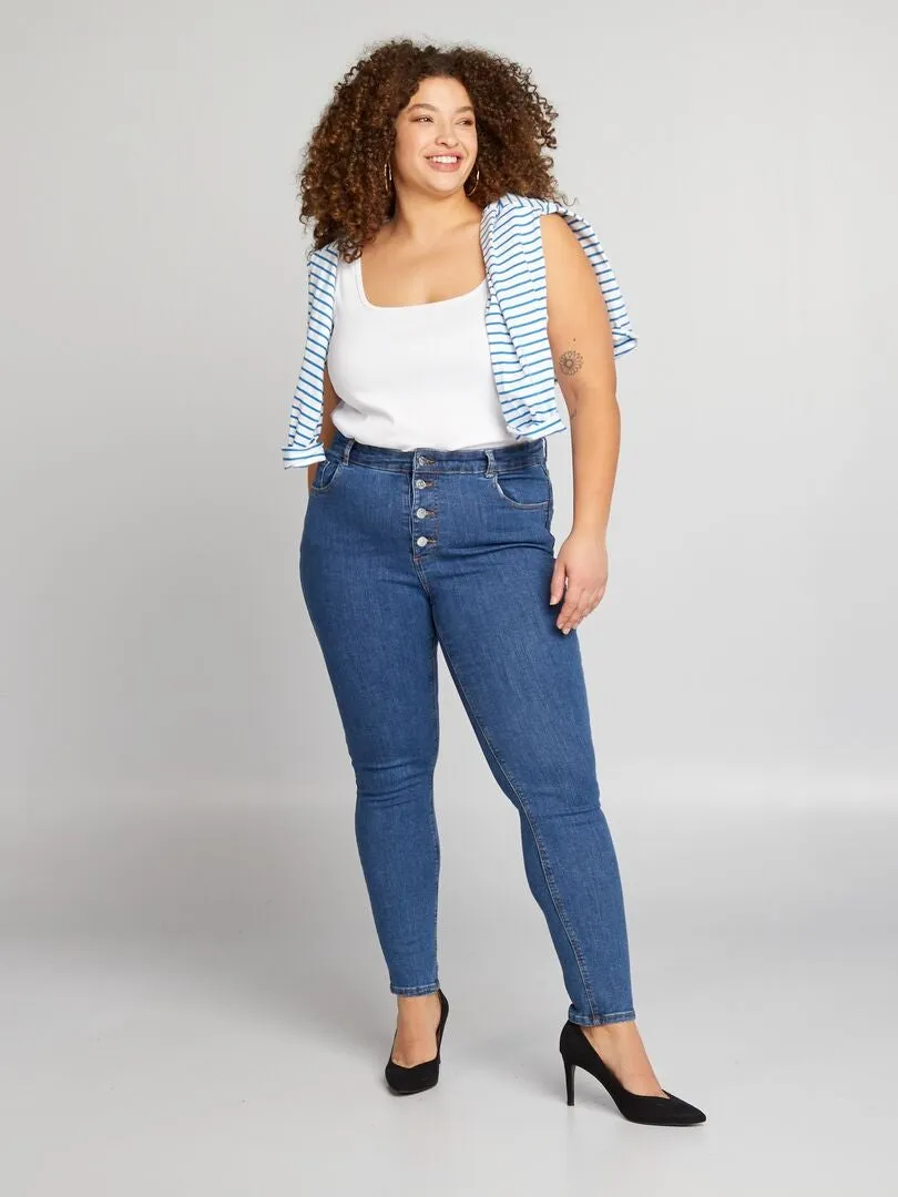 VAQUERO SKINNY L28  AZUL