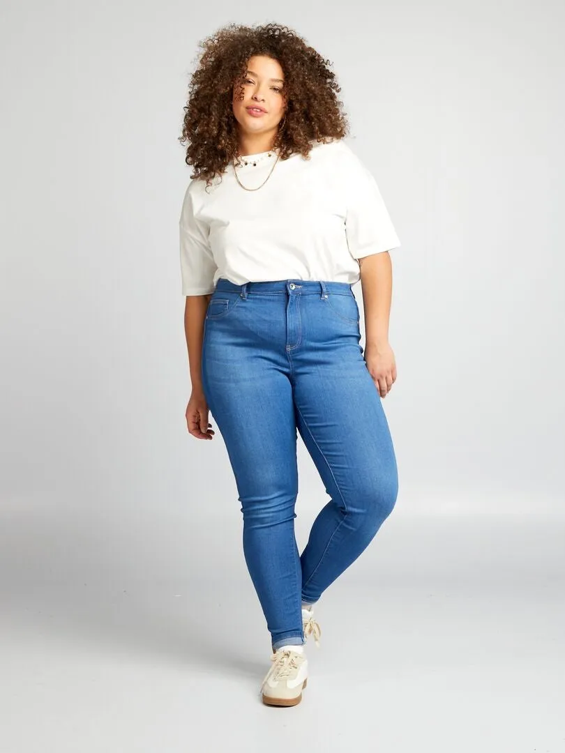 VAQUERO SKINNY 'ONLY CARMAKOMA'  AZUL