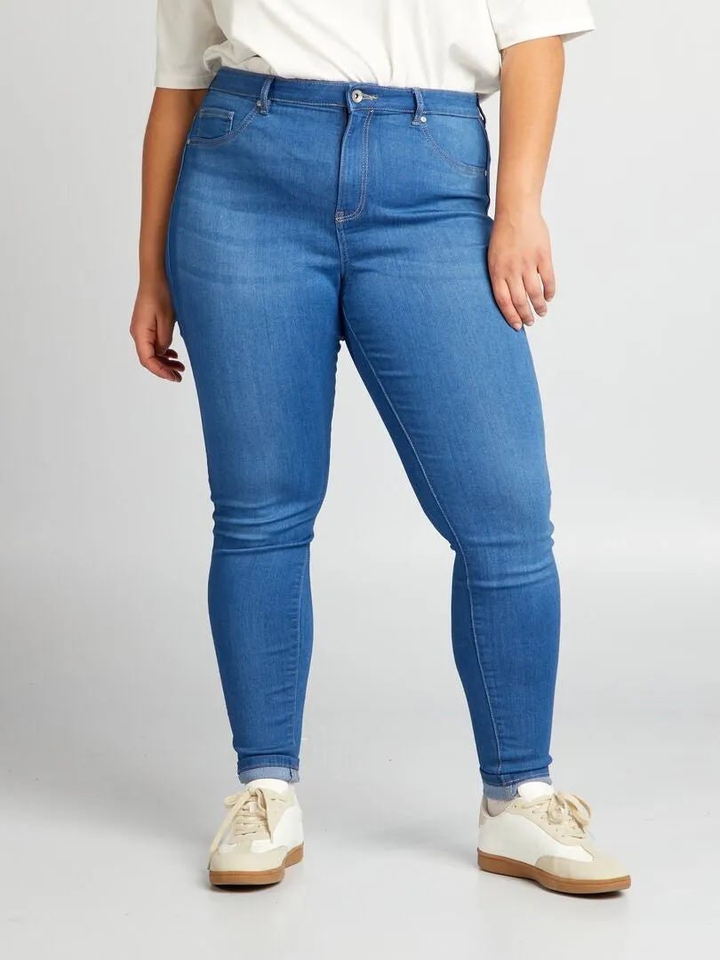 VAQUERO SKINNY 'ONLY CARMAKOMA'  AZUL