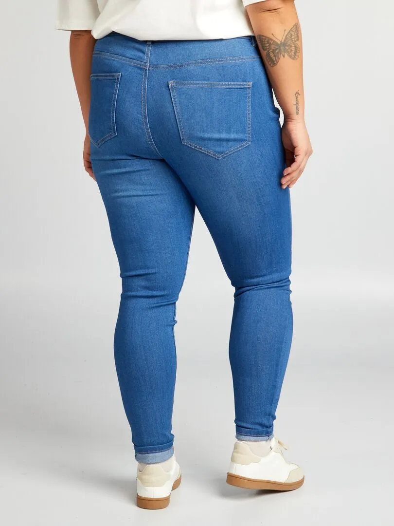 VAQUERO SKINNY 'ONLY CARMAKOMA'  AZUL