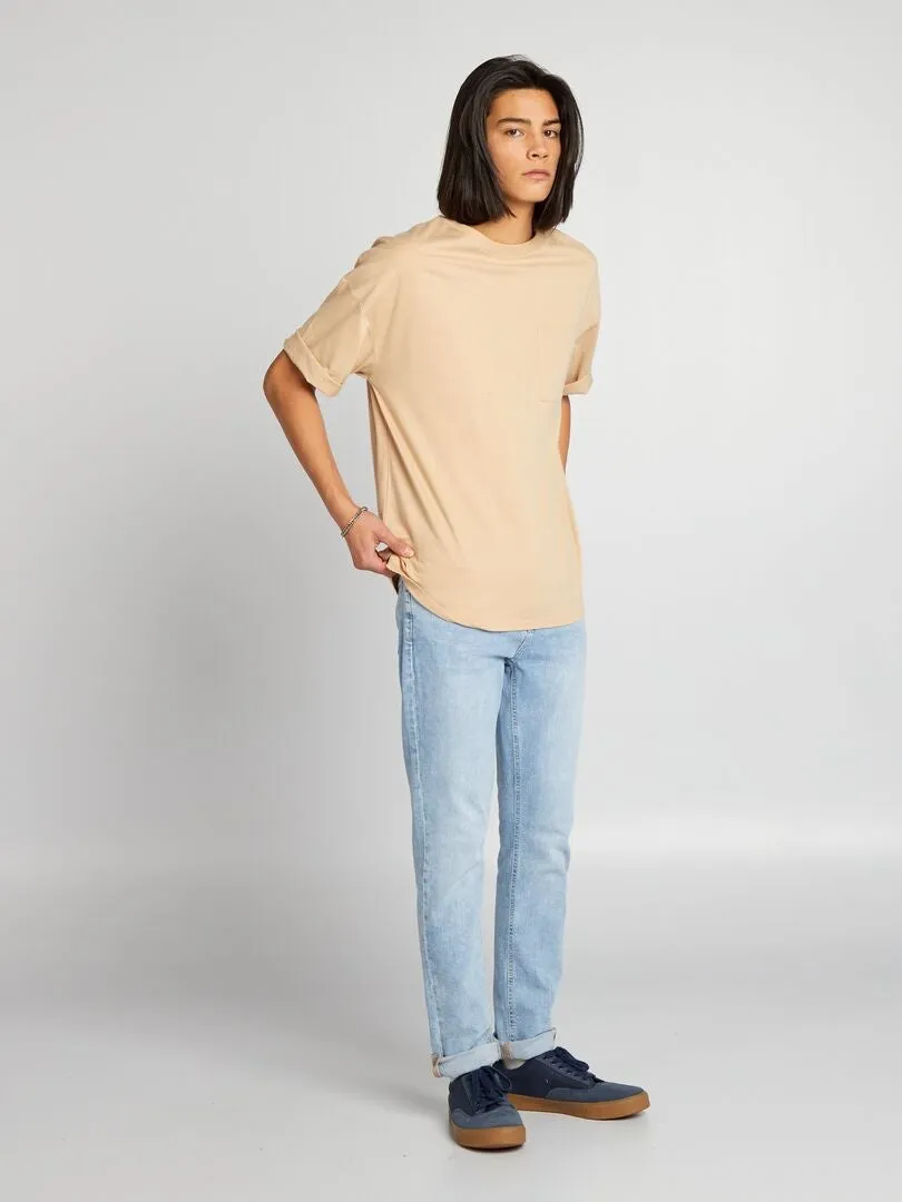 VAQUERO SLIM CON 5 BOLSILLOS  AZUL