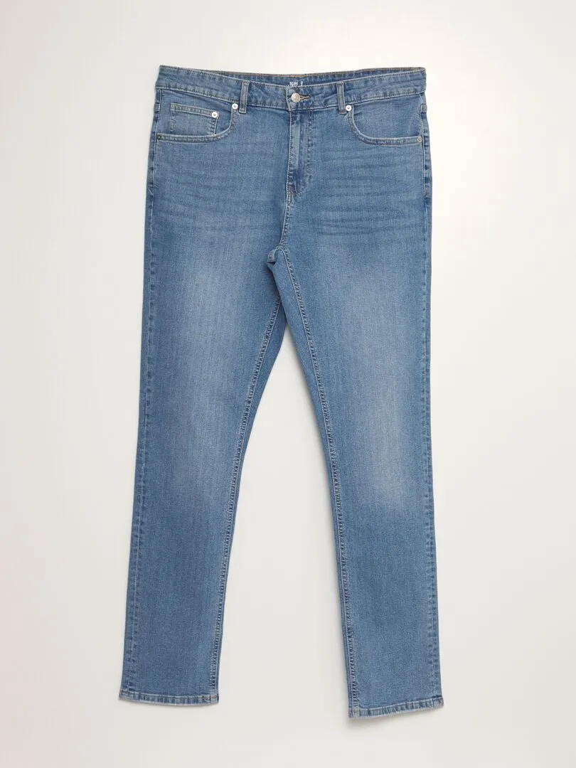 VAQUERO SLIM DE ALGODóN ELáSTICO  L36  AZUL