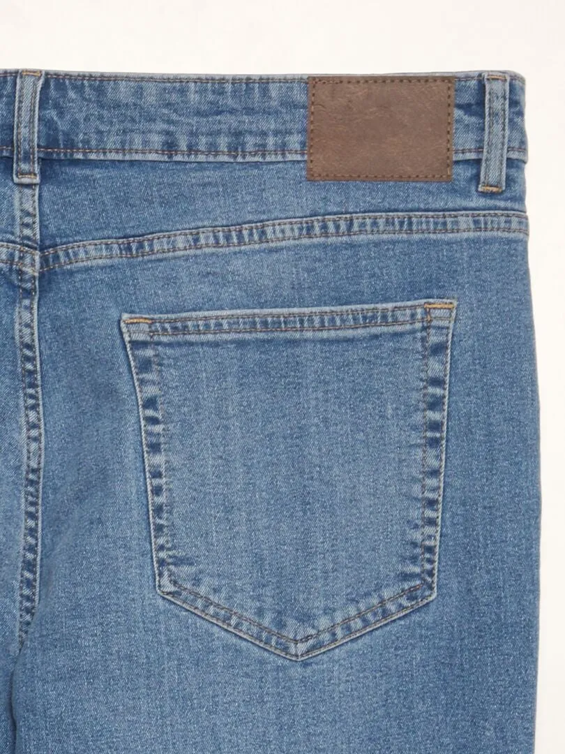 VAQUERO SLIM DE ALGODóN ELáSTICO  L36  AZUL
