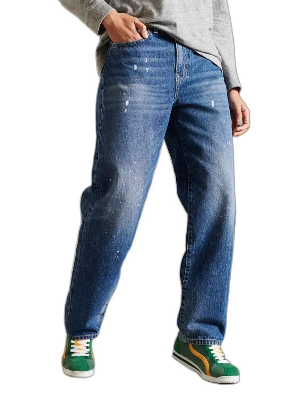 VAQUERO SUPERDRY BARREL AZUL PARA MUJERZ