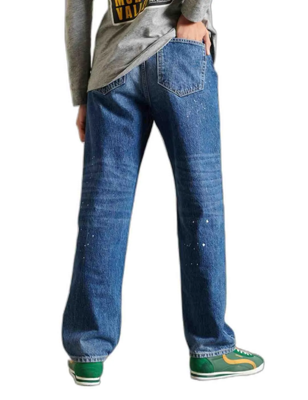 VAQUERO SUPERDRY BARREL AZUL PARA MUJERZ