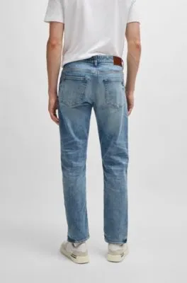 Vaqueros Maine regular fit en denim elástico azul para el máximo confort