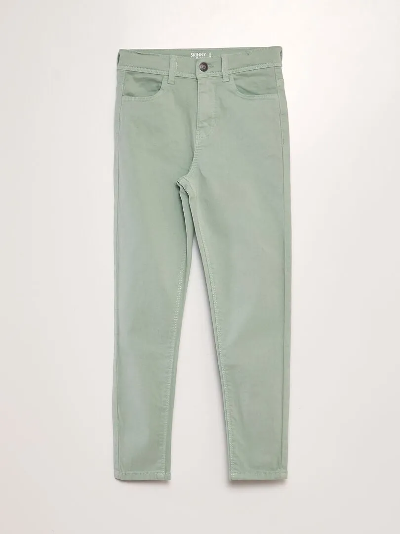 VAQUEROS PITILLO DE 5 BOLSILLOS  VERDE