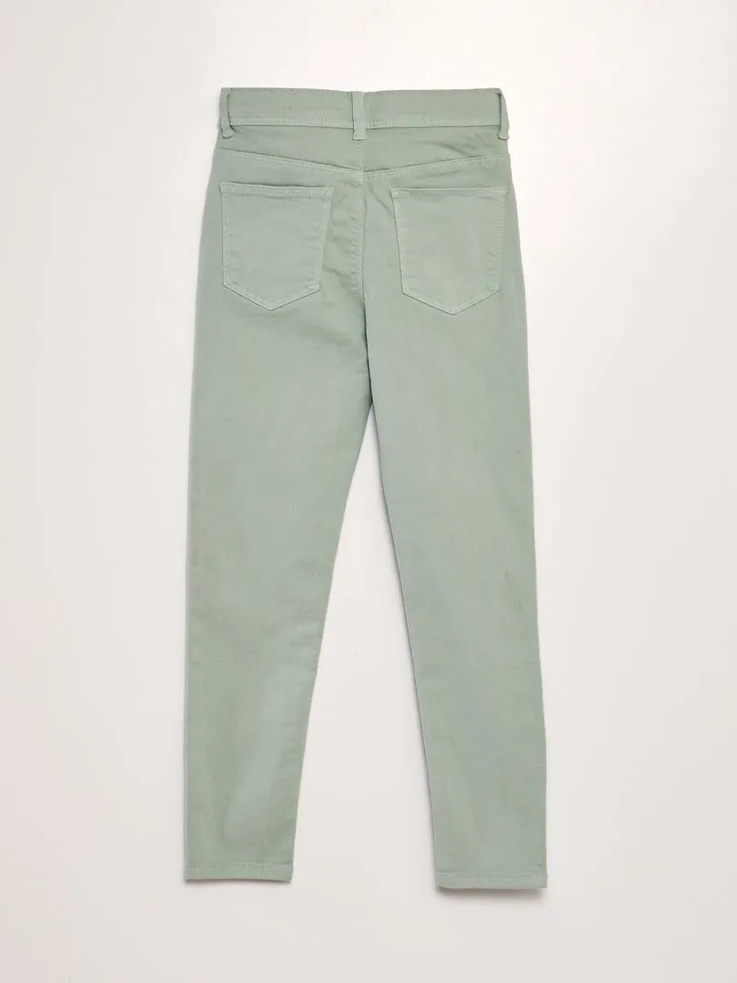 VAQUEROS PITILLO DE 5 BOLSILLOS  VERDE