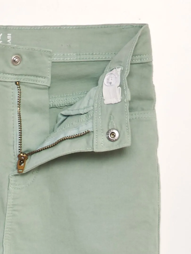 VAQUEROS PITILLO DE 5 BOLSILLOS  VERDE