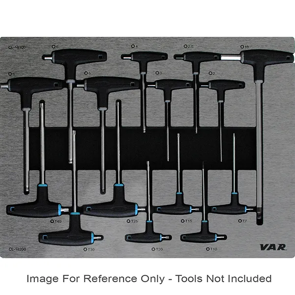 VAR TOOL TOOL TRAY HEX AND TORX WRENCHES