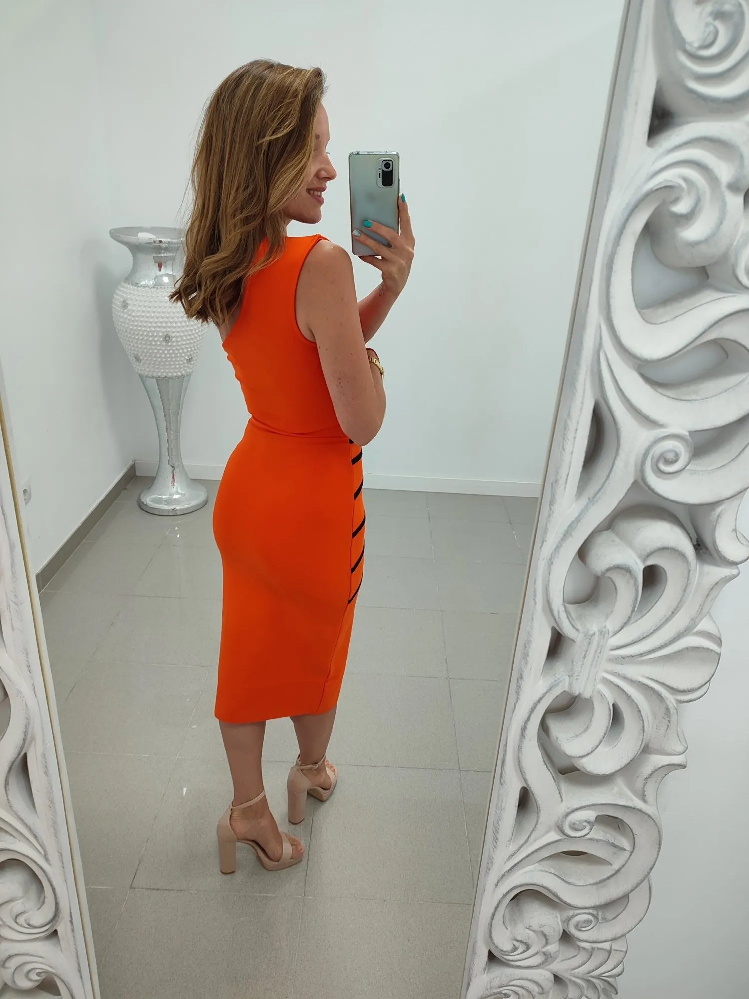 Vestido bandage rayas