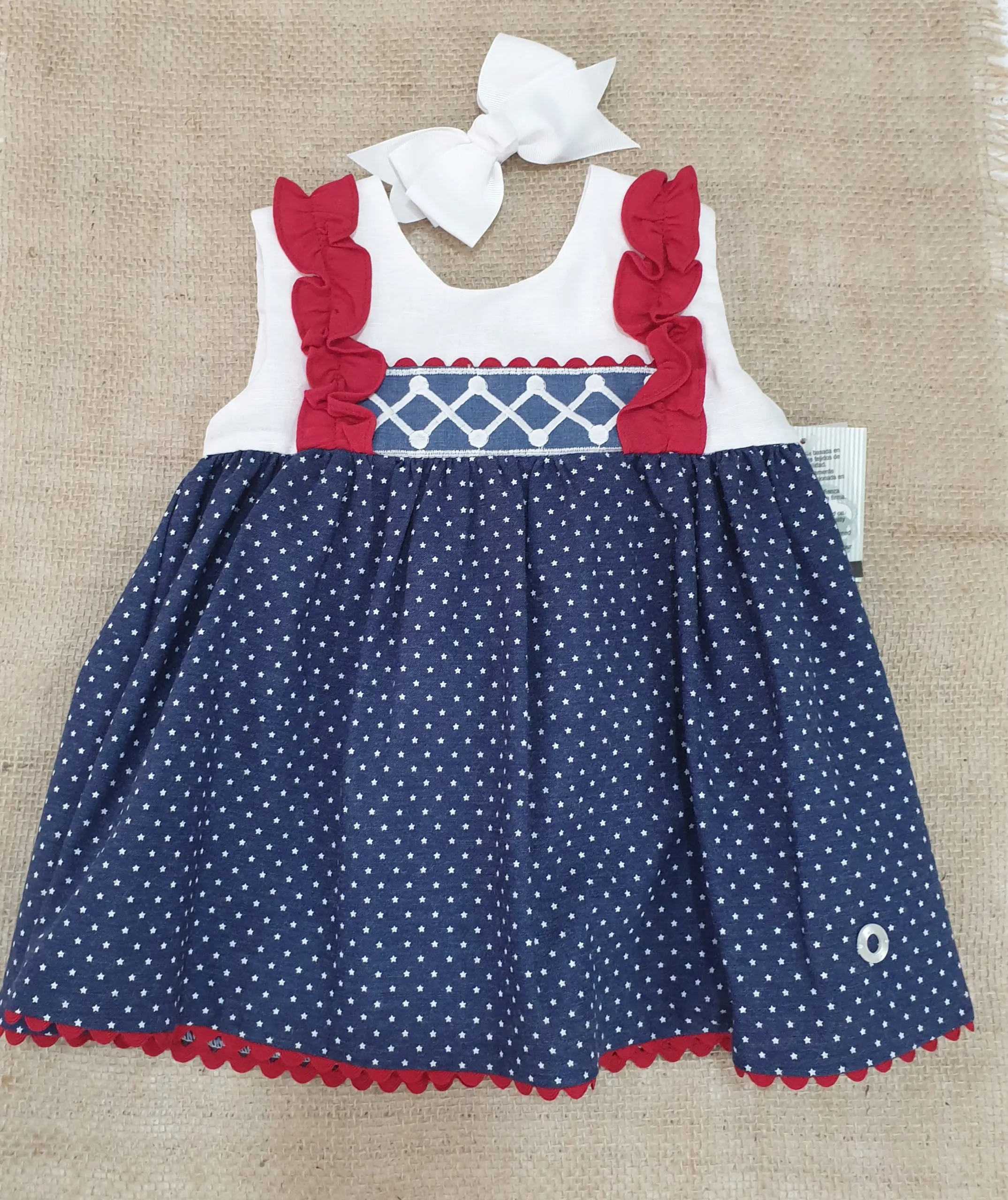 Vestido Bebé niña R180725 Yoyo rojo