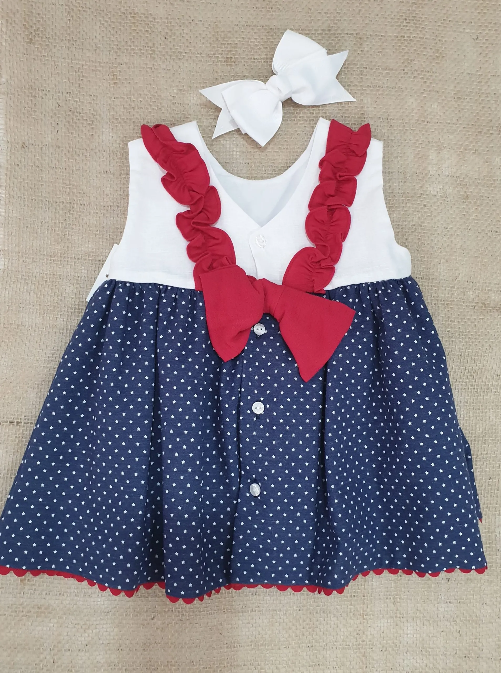 Vestido Bebé niña R180725 Yoyo rojo