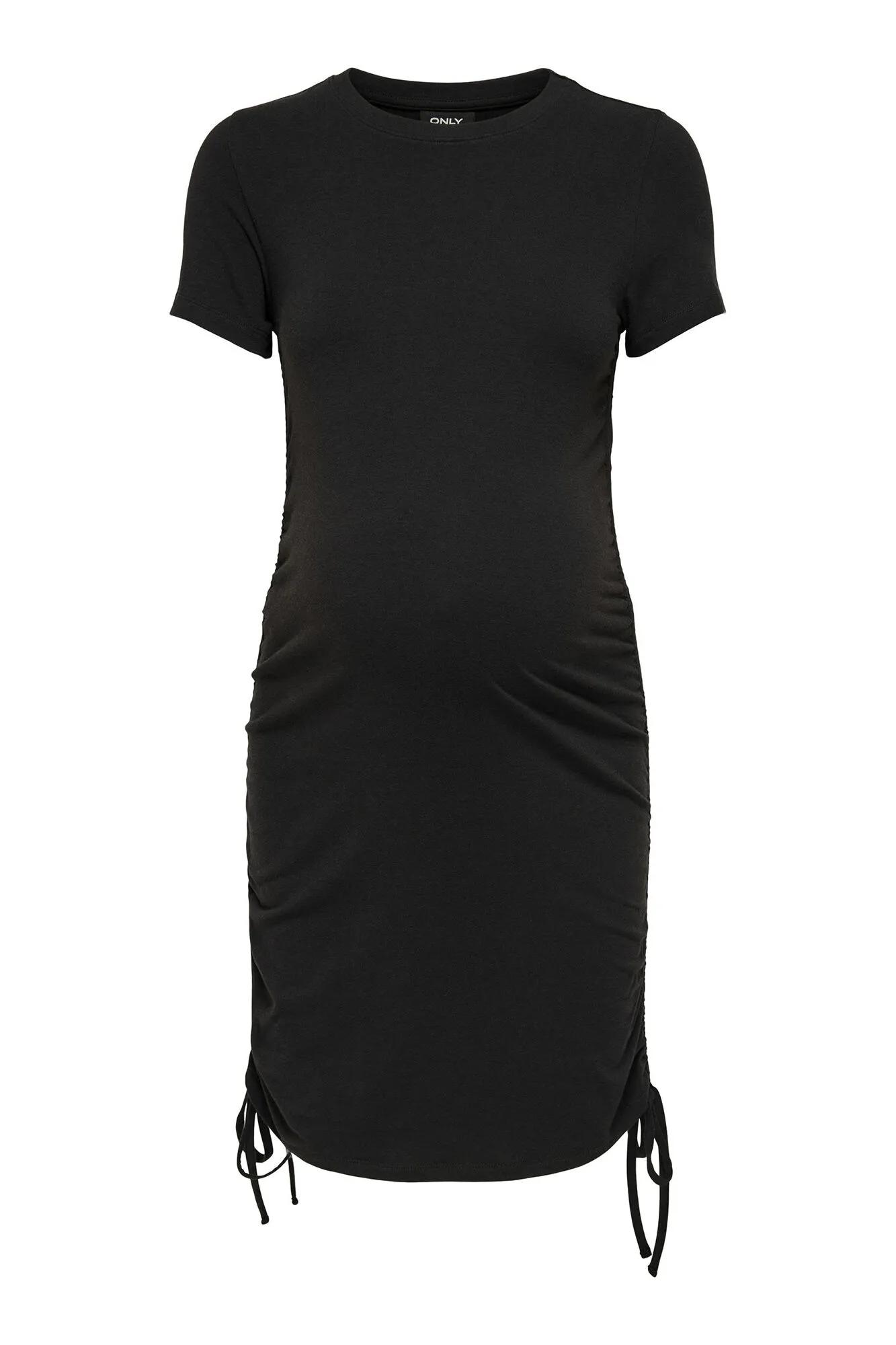 Vestido corto maternity frunce