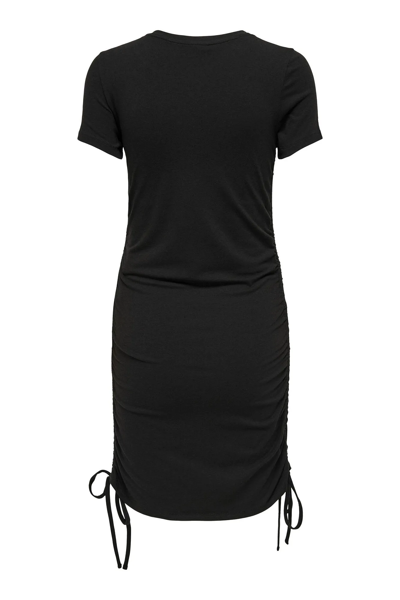 Vestido corto maternity frunce