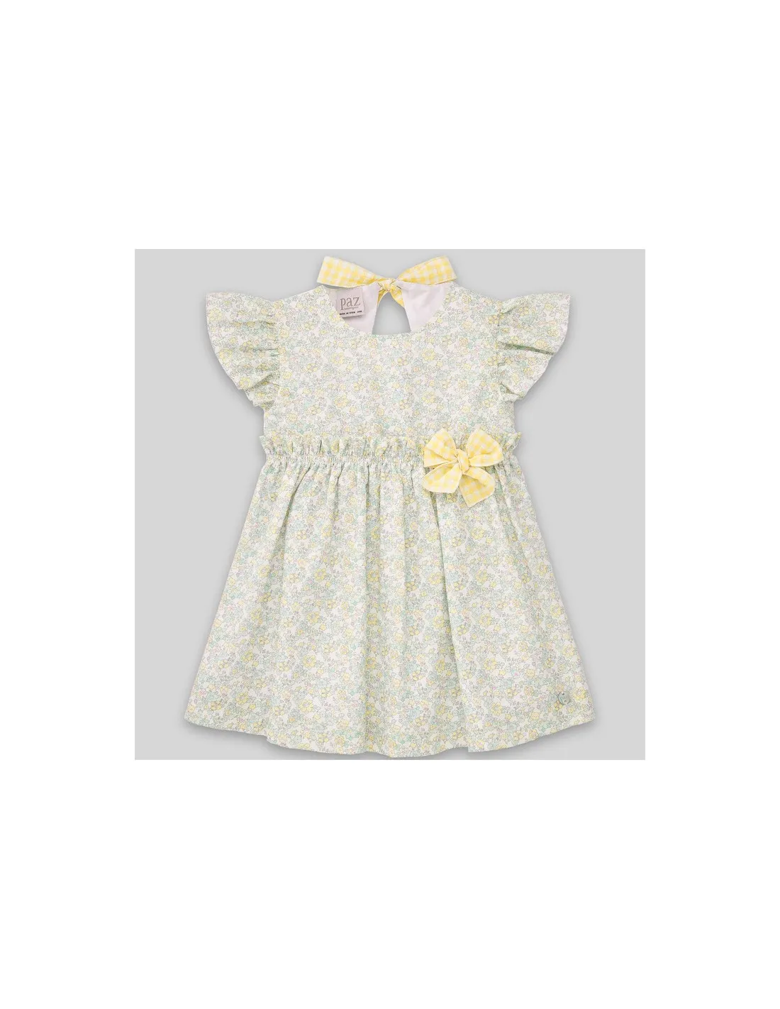 VESTIDO ESTAMPADO FLORAL ALELI PAZ RODRIGUEZ